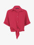 Blouse ample coupe carrée - Fushia - 4