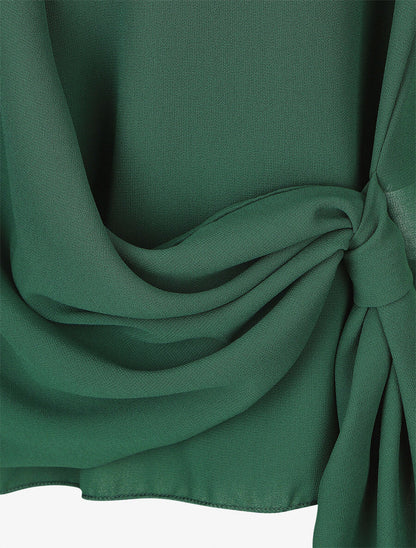 Top cache-coeur à noeud - Vert - 3