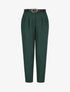 Pantalon dad uni taille standard - Vert foncé - 4