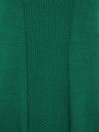 Pull à col rond et manches courtes - Vert - 3