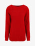 Pull long uni - Rouge - 5