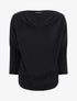 Pull loose col bénitier - Noir - 4