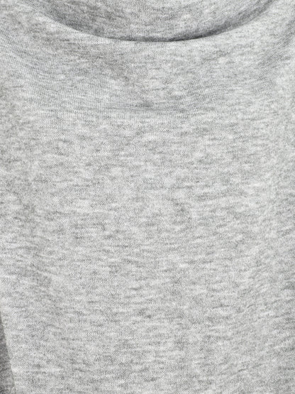 Pull loose col bénitier - Gris clair - 3