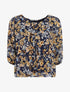 Blouse imprimé fleurs des champs - Bleu - 1
