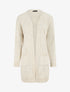 Gilet mi-long à poches plaquées - Beige - 1