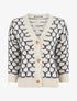 Cardigan à imprimé fantaisie - Bleu - 1