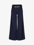Pantalon fluide coupe ample - Marine - 1