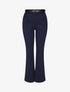 Pantalon à pince droit uni - Marine - 4
