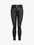 Pantalon skinny en simili - Noir - 1