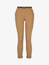 Pantalon 7/8 à revers et poches volantées - Camel - 1