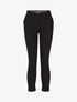 Pantalon 7/8 à revers et poches volantées - Noir - 4
