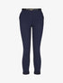 Pantalon 7/8 à revers et poches volantées - Marine - 1