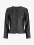 Veste ouverte en simili - Noir - 4