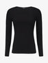 Top uni coupe droite - Noir - 1