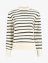 Pull marinière à boutons - Écru - 1