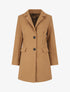 Manteau long croisé boutonné - Camel - 1