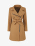 Manteau long uni style perfecto - Camel - 4