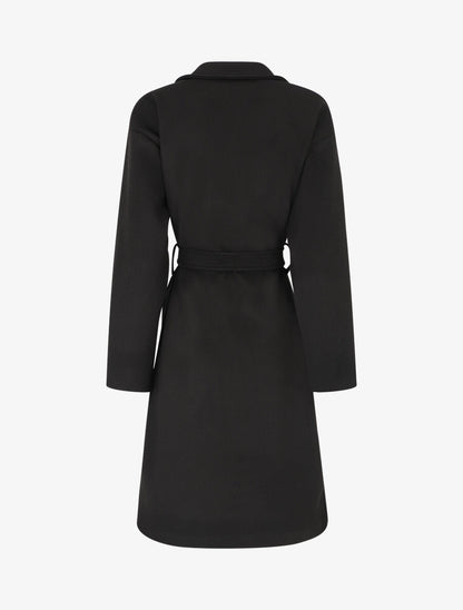 Manteau long oversize - Noir - 2