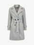 Manteau mi-long croisé - Gris - 5