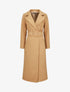 Manteau long boutonné et ceinturé - Camel - 5