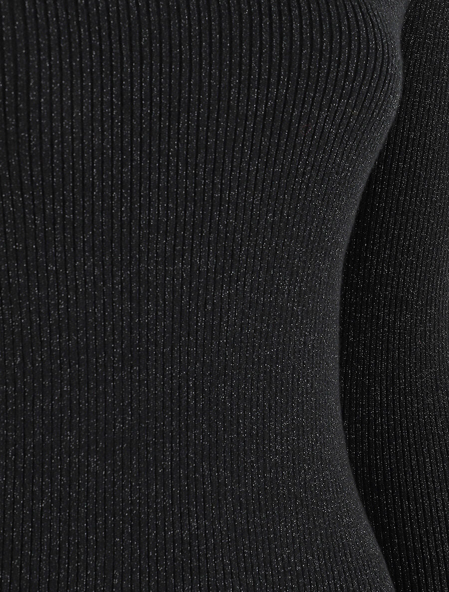 Pull en viscose à col boule, noir | Marella Pull en viscose à col boule, noir | Marella