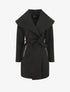 Manteau à col châle - Noir - 1