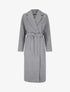 Manteau long ceinturé - Gris - 5