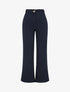 Pantalon classique à taille élastiquée - Marine - 4