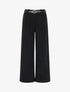 Pantalon ample en velours côtelé - Noir - 1