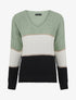 Pull à motif rayé irisé - Vert d&