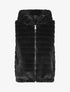 Manteau sans manches en fourrure synthétique - Noir - 5