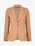 Blazer uni à un bouton - Camel - 1