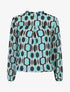 Blouse manches longues à col rond et imprimé graphique 70&