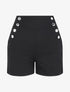 Short à pont taille empire - Noir - 3