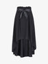 Jupe midi asymétrique - Noir - 4