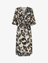 Robe longue à taille élastiquée - Beige - 5