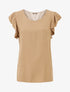 Top sans manches uni dos en crochet - Beige foncé - 5
