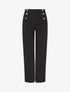 Pantalon fluide coupe droite - Noir - 5