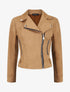 Veste en suédine style perfecto - Camel - 1