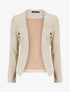 Blazer uni en suédine - Beige - 5