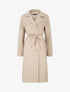 Trench long ceinturé - Beige - 1