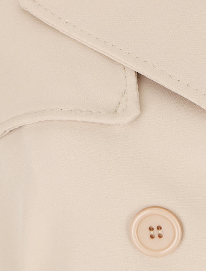 Trench long ceinturé - Beige - 3
