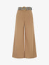 Pantalon long uni fluide - Taupe - 1