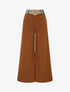 Pantalon long uni fluide - Camel - 5