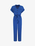 Combinaison unie fluide - Bleu roi - 5
