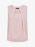 Top droit sans manches col à chaîne - Rose - 5