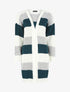 Gilet long rayé - Bleu - 4