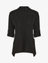 Gilet uni coupe droite - Noir - 4