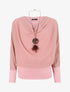 Blouse unie à col bénitier - Rose - 6