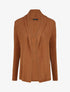 Gilet mi-long uni - Camel - 1